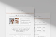 Canva Media Kit Design, a Stationery Template by roselindoco (Thumbnail 1 of 3)