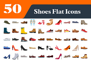 Shoes Flat Icons Bundle, a Duotone Icon by EllaMaiyaali