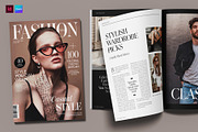 Fashion Magazine Template, a Magazine Template by BrandPacks (Thumbnail 1 of 7)