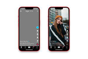 TikTok Mockup Template 2024