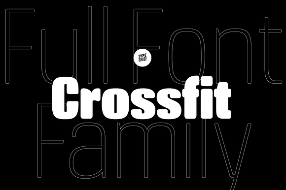 Crossfit Font Family