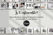 Wedding Instagram Canva Template, a Social Media Template by Snapybiz (Thumbnail 3 of 8)