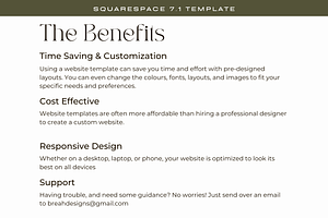 Squarespace Template: Nova Studio