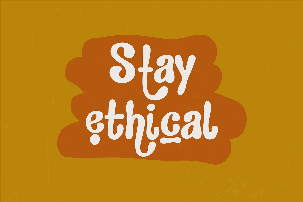 Vegan playful font, a Script Font by Anna Zakharchenko (Photo 8 of 19)