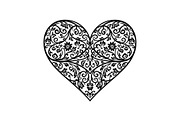 Ornamental Heart Silhouette Bundle, an Illustration by jahid234 (Thumbnail 21 of 31)