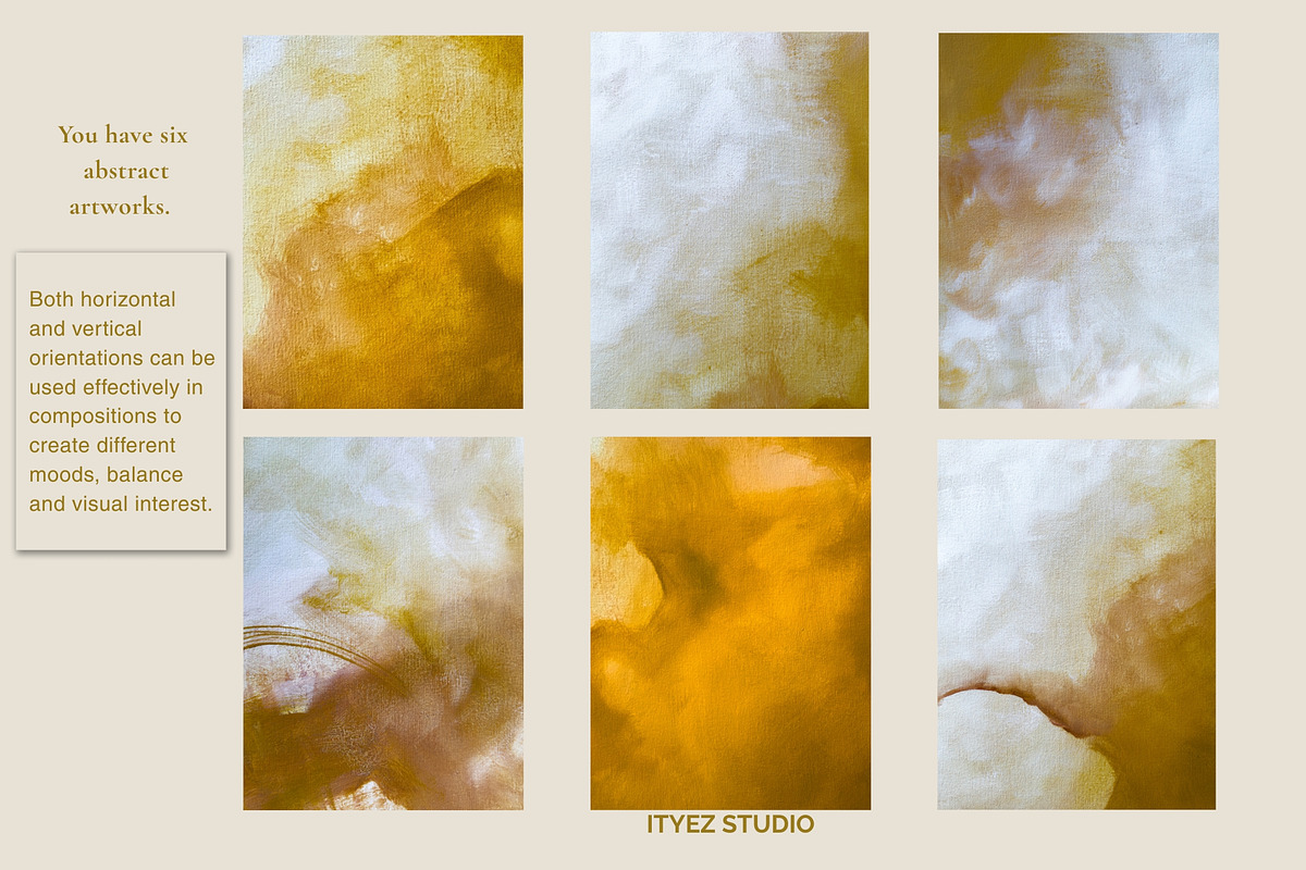 Abstract Ocher Artworks, a Texture Illustration by Ityez Studio (Photo 3 of 13)
