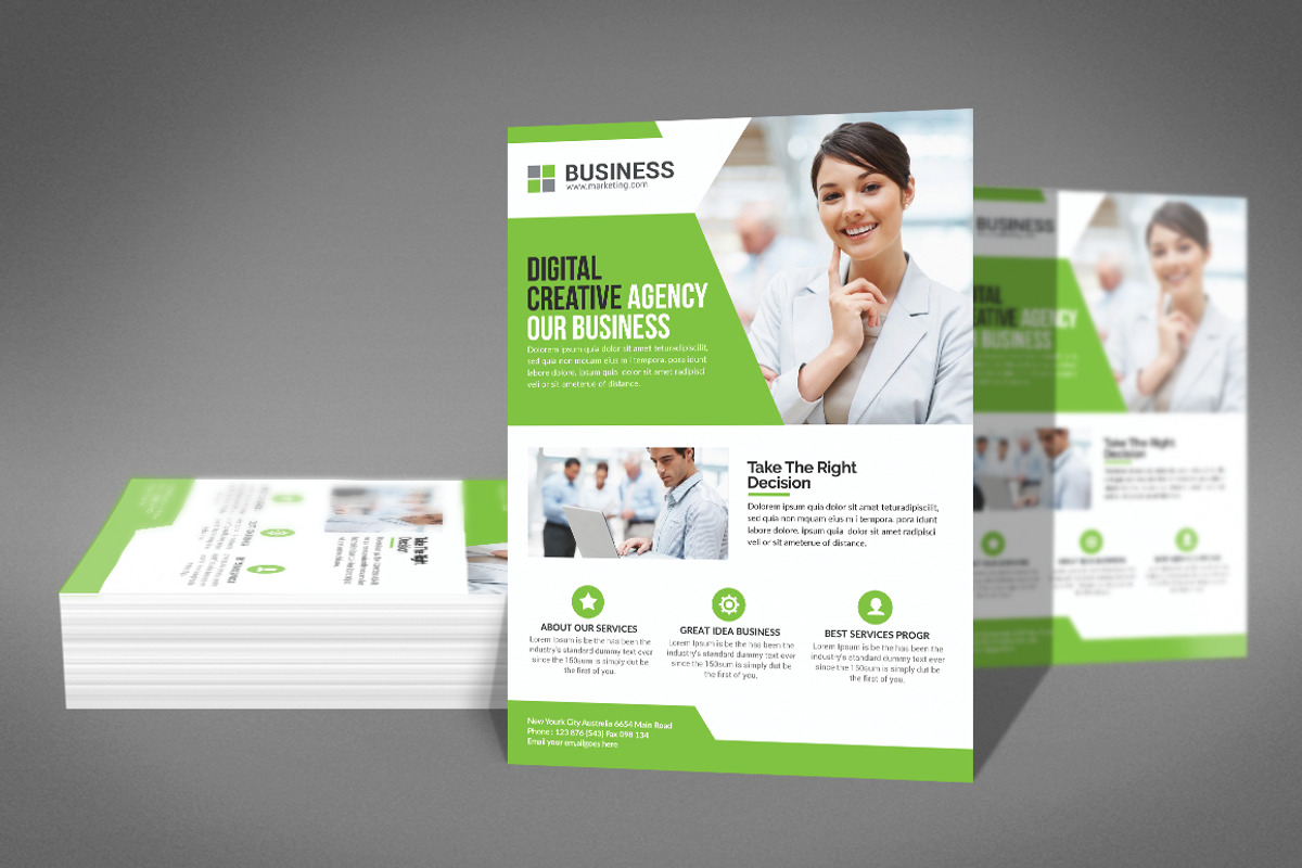 Smart Business Flyer, a Flyer Template by graphicforest