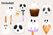Happy Halloween party clipart, a Seasonal Illustration by Vavavan Artwork (Thumbnail 2 of 4)