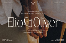 Elio & Oliver Ultra Light Sans Serif