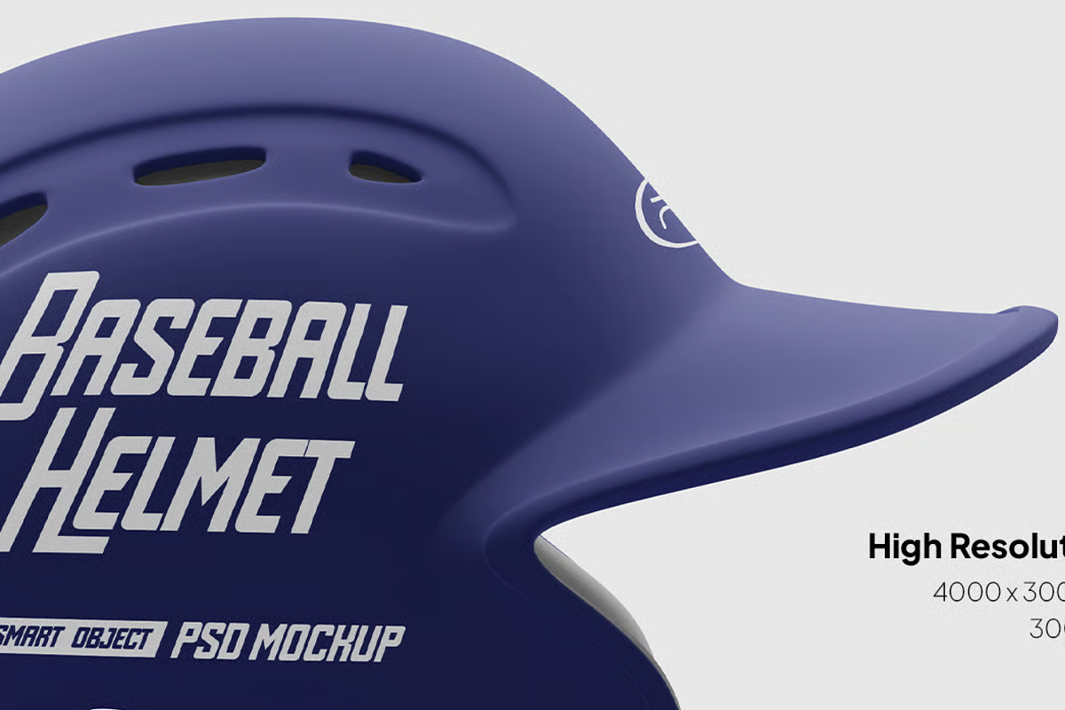 Protective Helmet Mockup, a Product Mockup by graphicsauce (Photo 2 of 4)