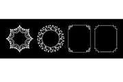 Set of decorative frames, a Pattern Graphic by RODINA (Thumbnail 1 of 3)