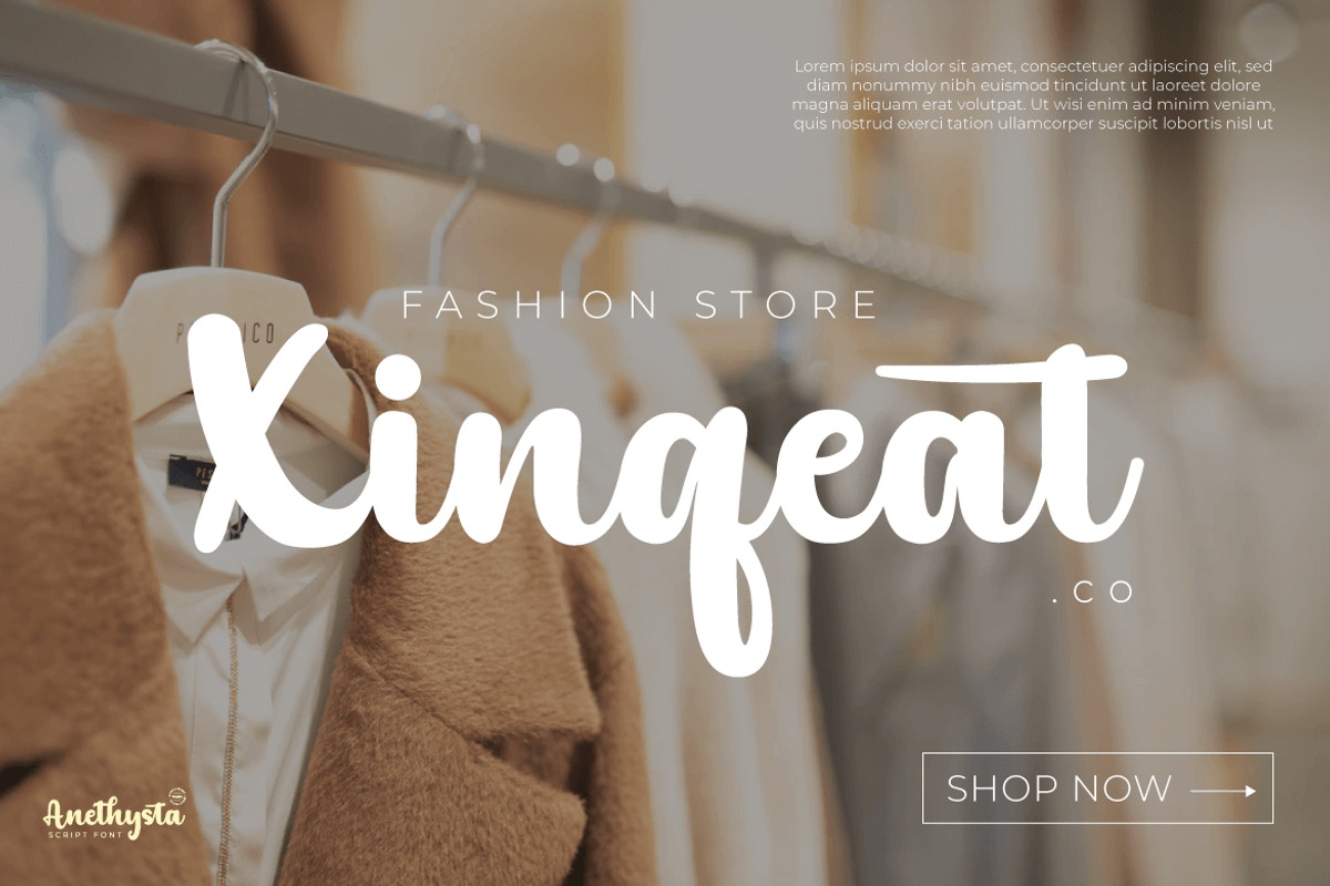 Anethysta, a Script Font by twinstd (Photo 9 of 9)