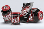 Sport Nutrition Packages Mock-Up, a Packaging Mockup by DesignRushMarket (Thumbnail 5 of 7)