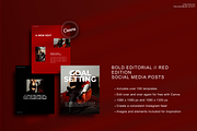 CANVA Bold Editorial Instagram Posts, a Social Media Template by thebusinessoutfit (Thumbnail 3 of 19)