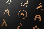 A Lettermarks Collection, a Branding & Logo Template by Musafeer Studio (Thumbnail 1 of 9)