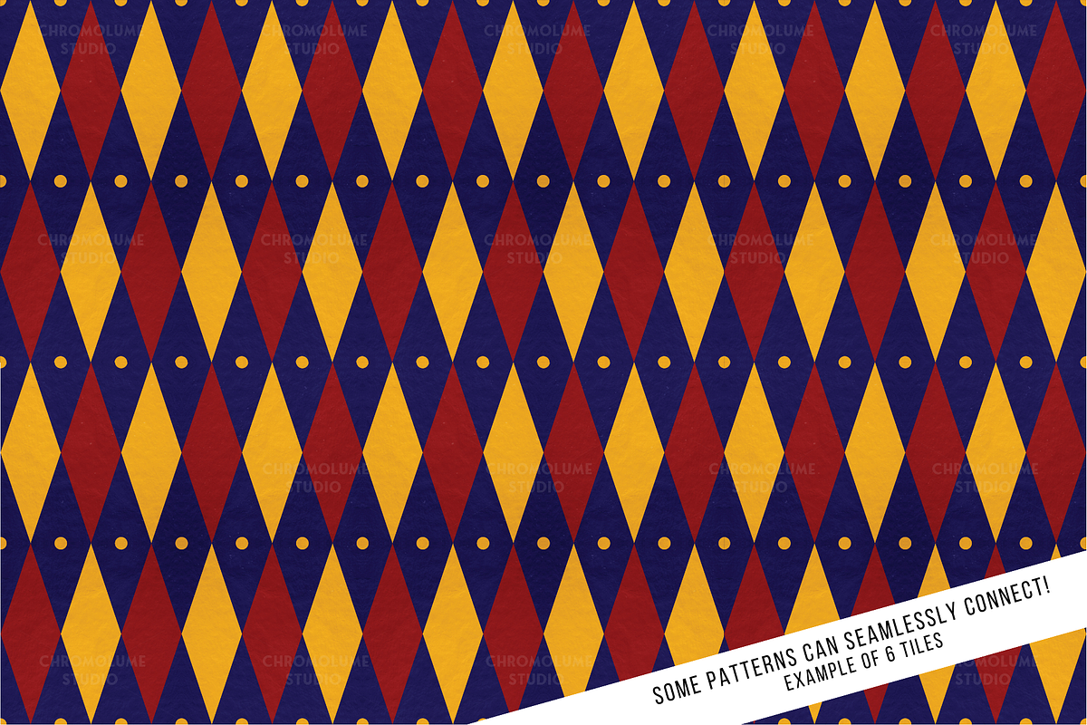 Vintage Circus Digital Paper, a Pattern Graphic by Chromolume Studio (Photo 8 of 23)