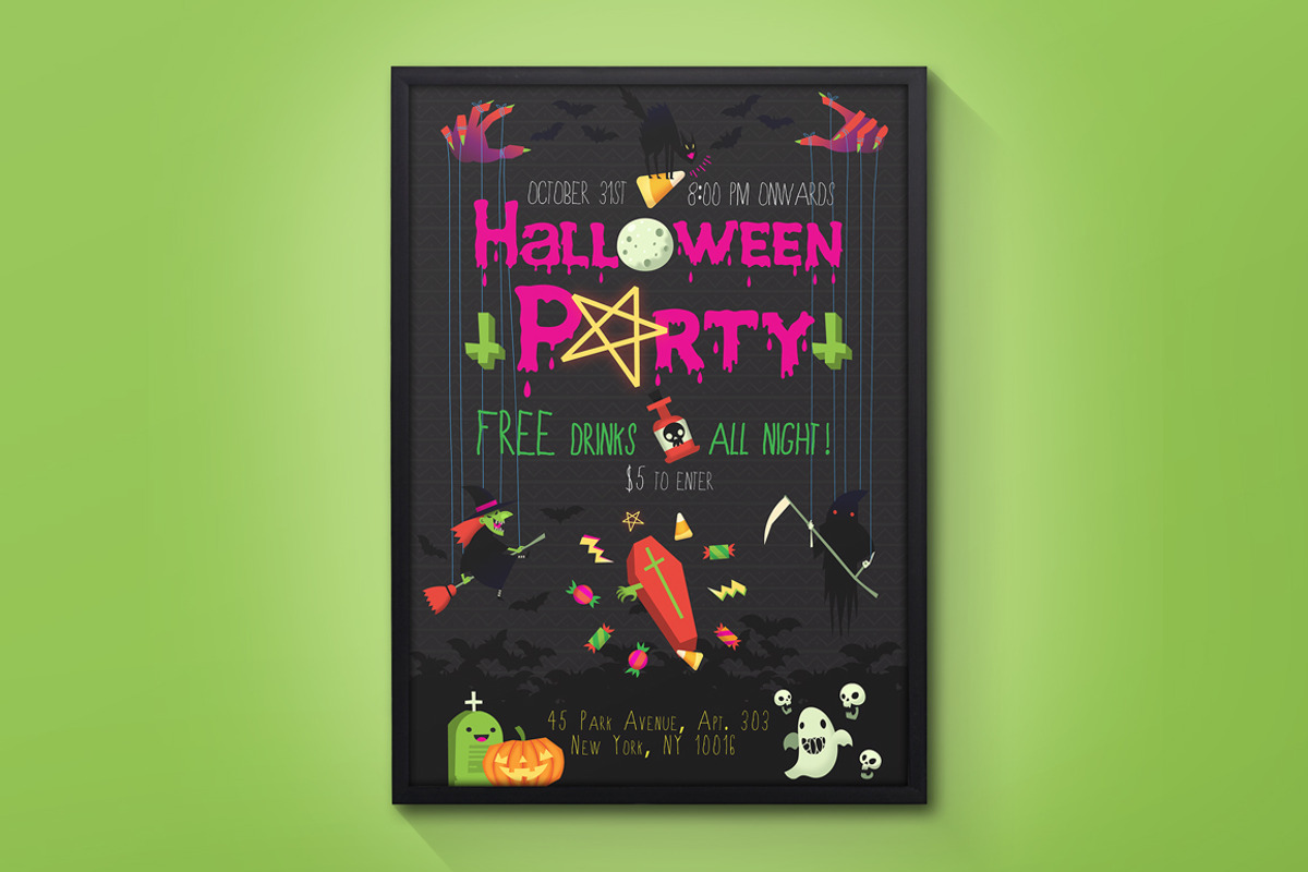 Halloween Icons and Posters, a Decorative Illustration by Moonery's (Photo 9 of 9)
