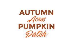 Autumn Acres Pumpkin Patch Fall