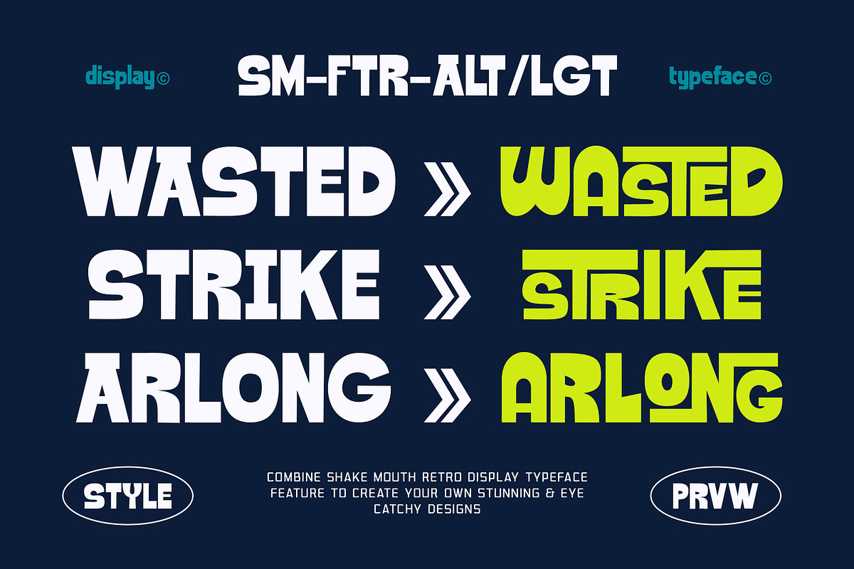 Shake Mouth Typeface, a Sans Serif Font by alit design (Photo 12 of 15)