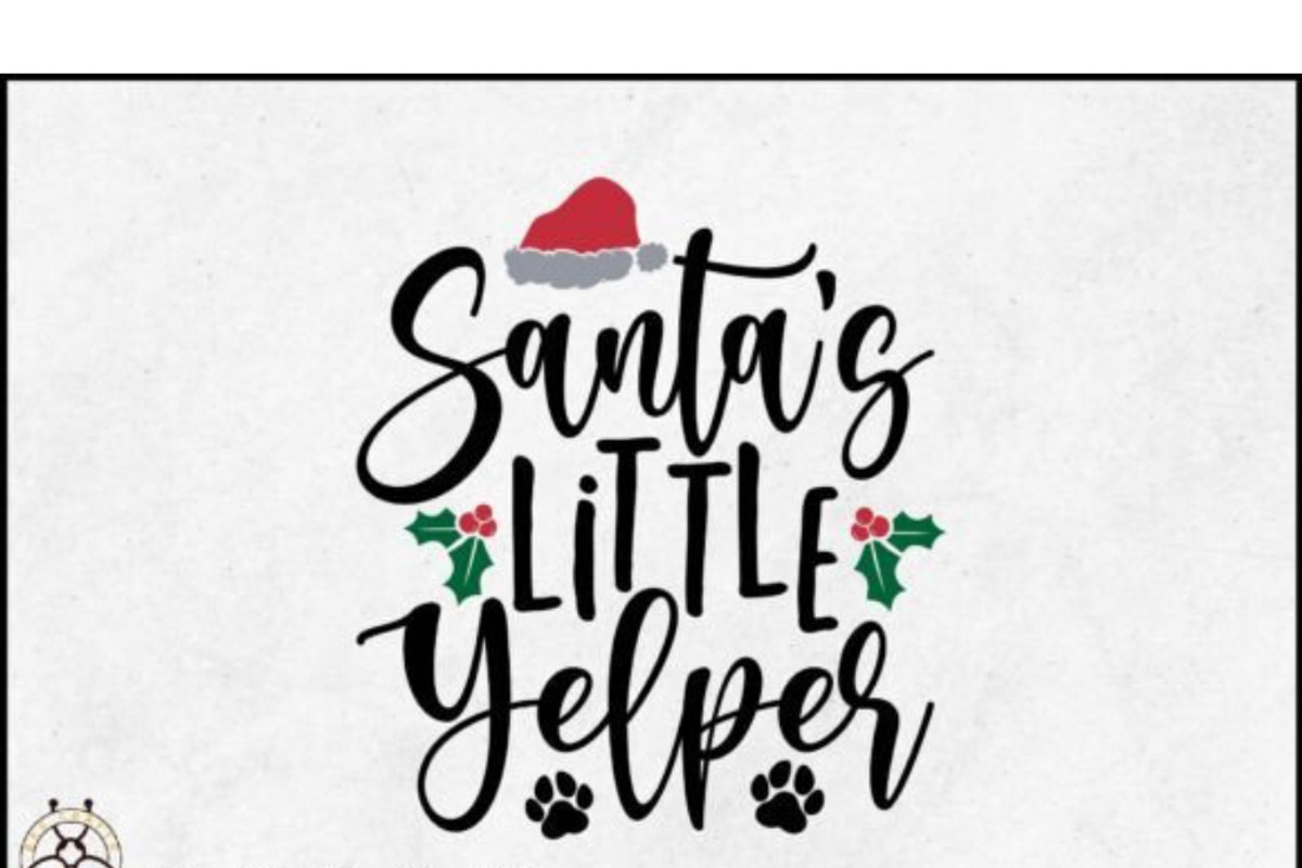 Christmas Dog SVG Bundle Santa Paws, a Graphic by BeeCraftR (Photo 4 of 9)