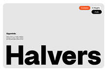 Halvers Font