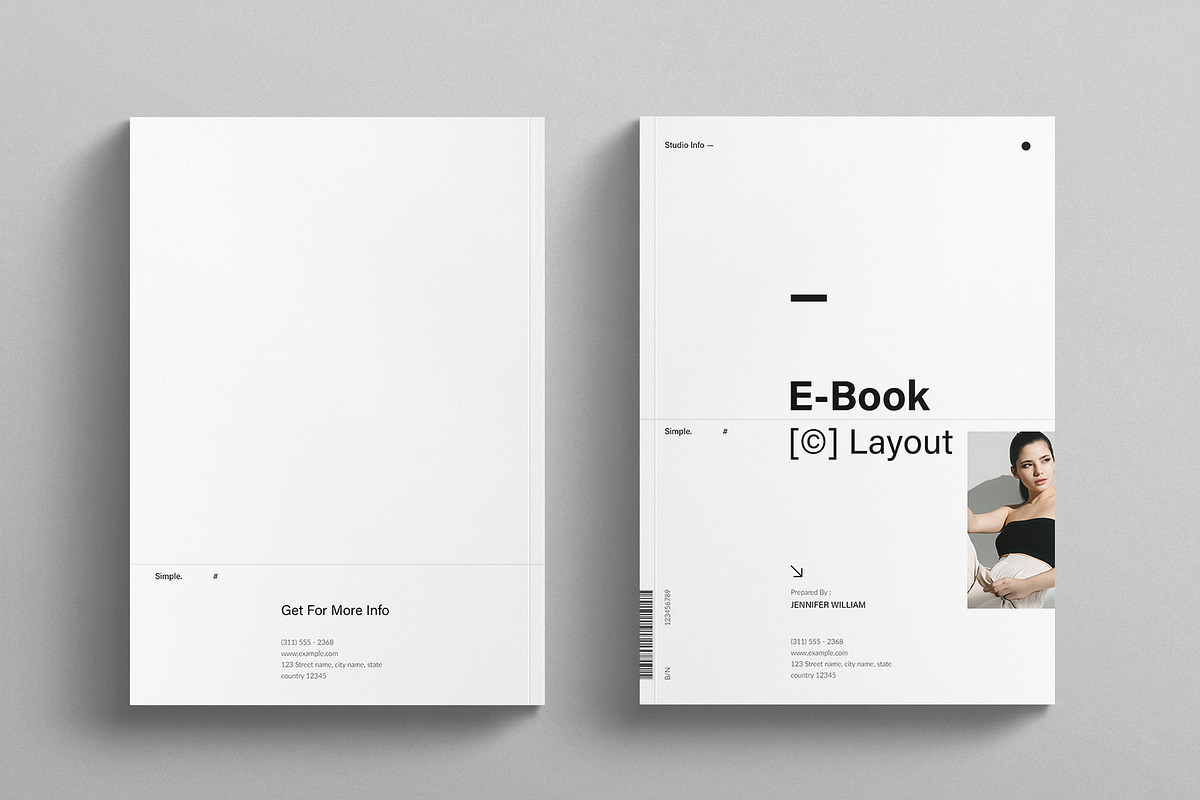 Minimal Editorial E-Book Template, a Magazine Template by E-Type (Photo 7 of 7)