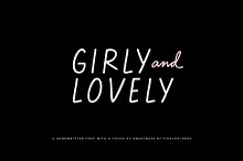 Handwritten Sans Serif Girly Font