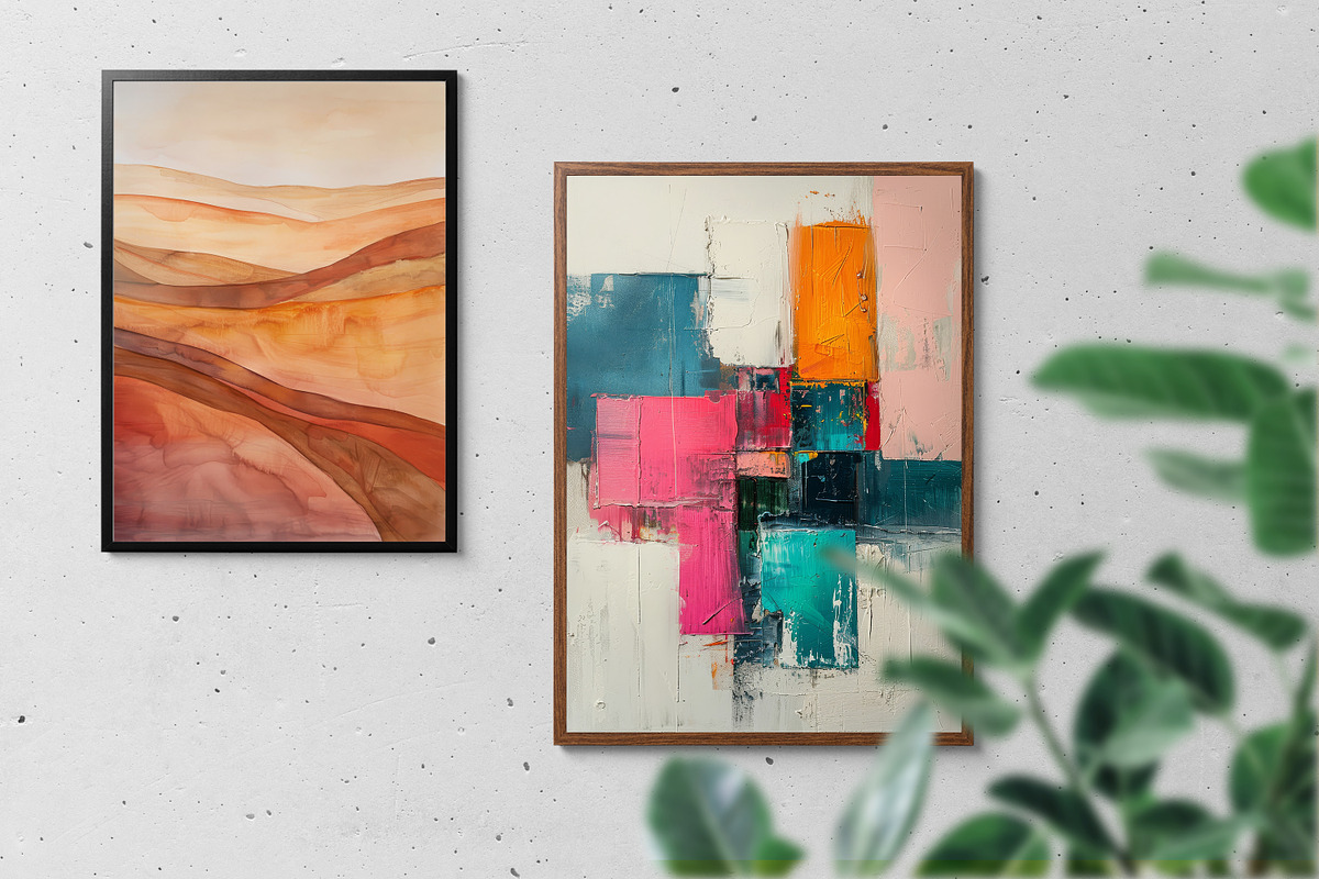 36 abstract paintings, a Decorative Illustration by DamonYang's shop (Photo 5 of 8)