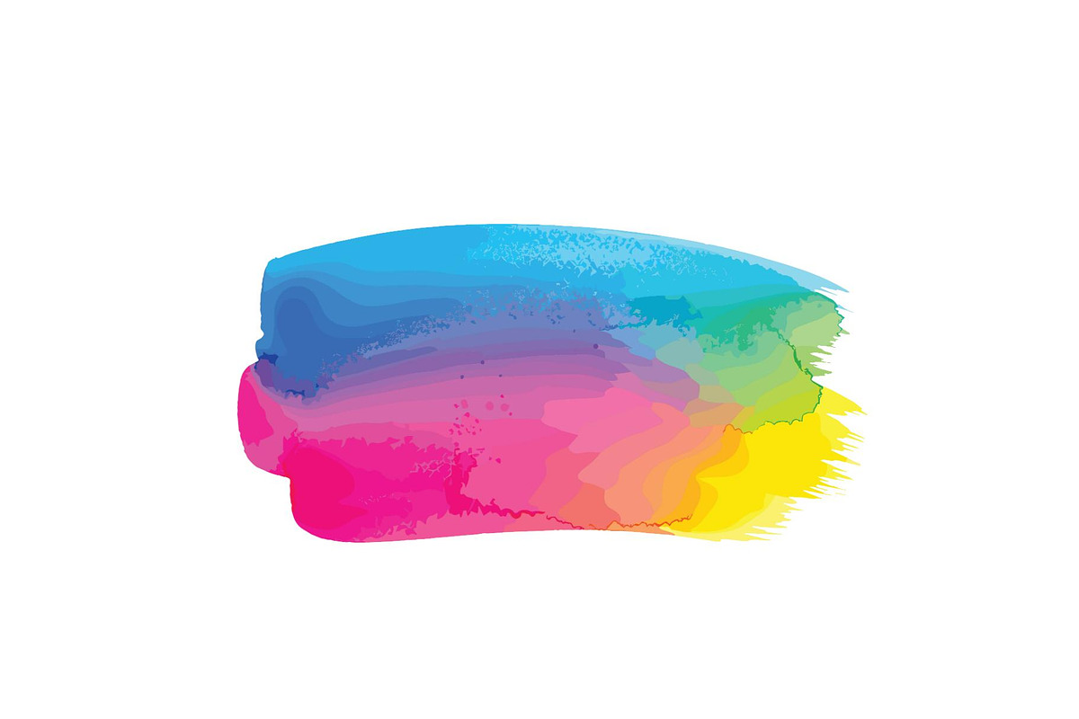 Soft Pastel Watercolor Brush Marks, a Decorative Illustration by Designer_Momina (Photo 6 of 11)