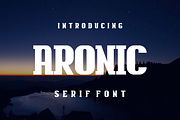 Aronic, a Serif Font by lelevien (Thumbnail 3 of 5)
