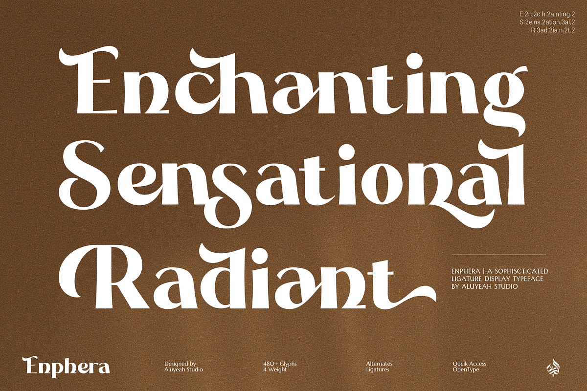Enphera, a Serif Font by Aluyeah Studio (Photo 4 of 15)