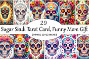 Sugar Skull Tarot Card, Funny Mom, a Graphic by CitraGraphics (Thumbnail 1 of 5)