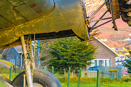Old airctaft at outdoor musuem, ushuaia, argentina, a Transportation Photo by DanFLCreativo