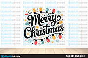 Merry Christmas Light Png, an Illustration by Watercolor design (Thumbnail 5 of 6)