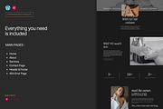 Dark Luxury Salon & Spa Template, a WordPress Template by Web Template Market (Thumbnail 2 of 9)