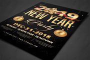 2019 New Year Party Flyer, a Flyer Template by AfzaalGraphics (Thumbnail 2 of 4)