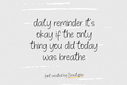 Coreet Quotes | a handwritten font, a Handwritten Font by Beautypes (Thumbnail 3 of 8)