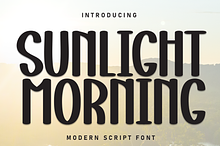 Sunlight Morning | Script Font
