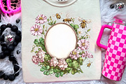 Summer Empty Sign & Wildflowers, an Illustration by CreationArt (Thumbnail 7 of 9)