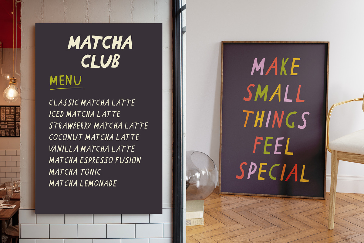 Crooked Lines Club Font, a Handwritten Font by AnnArt (Photo 4 of 12)