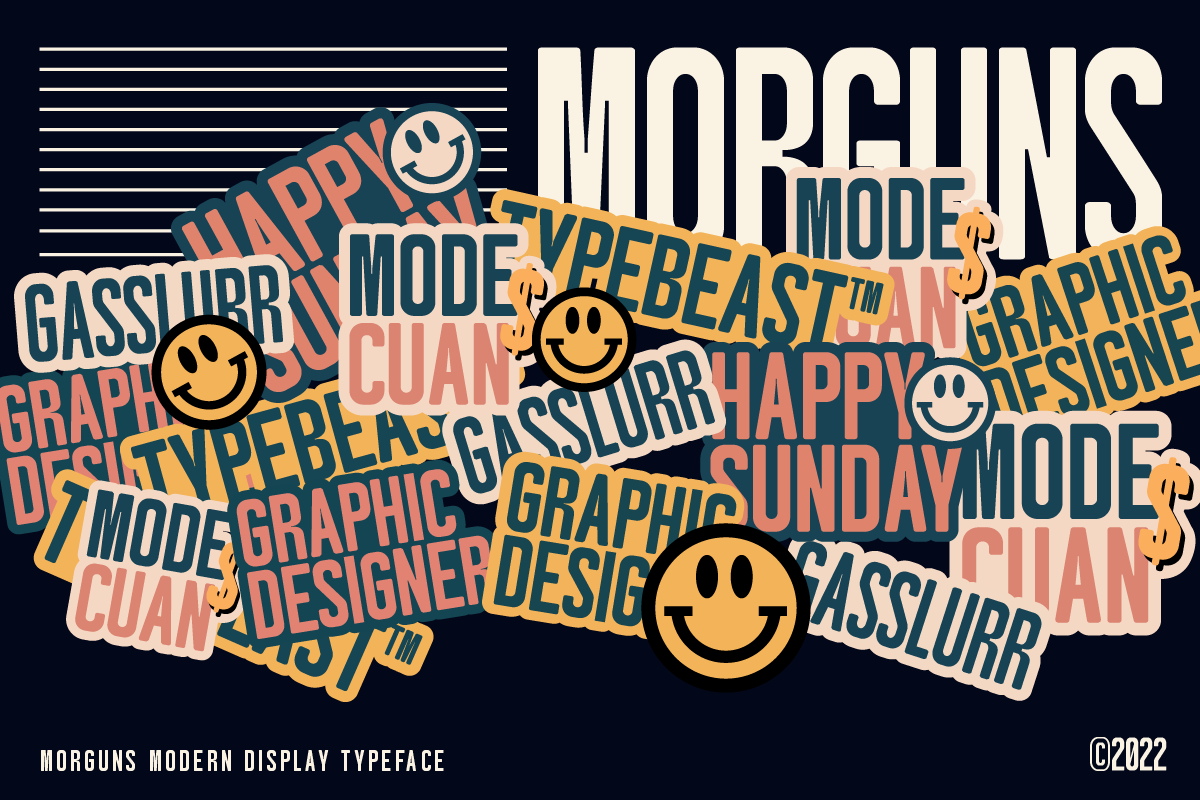 Morguns Bold & Condensed Sans Serif, a Sans Serif Font by Ronny Studio (Photo 2 of 15)
