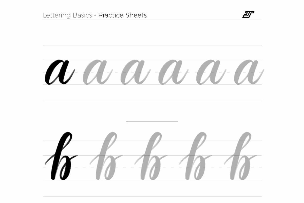 Lettering Basics Guide, a Brush Add-On by Power Symbols (Photo 6 of 6)