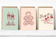 Watercolor Cozy Christmas Clipart, a Seasonal Illustration by Canvas Craft (Thumbnail 4 of 10)