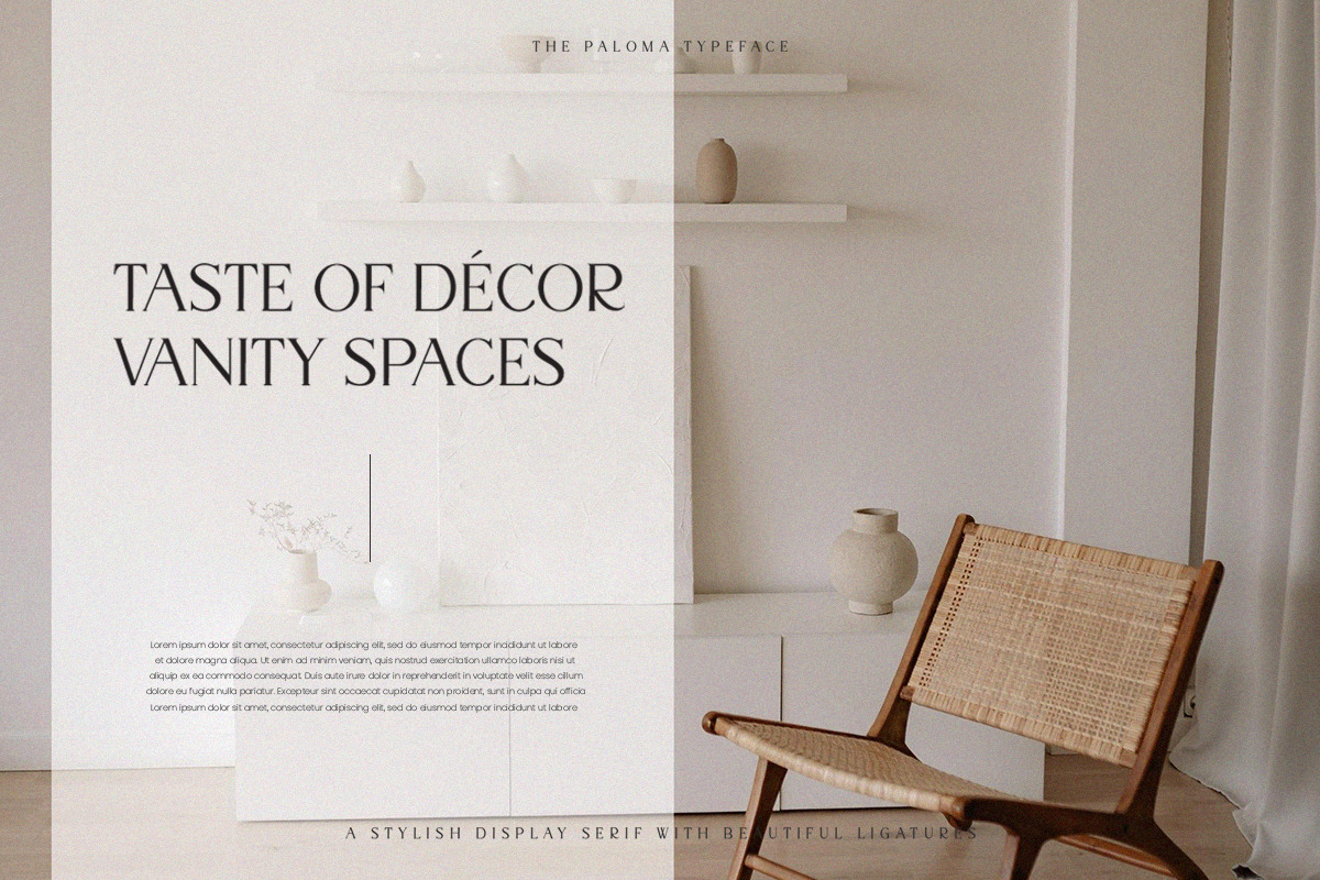 The Paloma - Modern Serif Font, a Serif Font by TypeFounder (Photo 7 of 10)