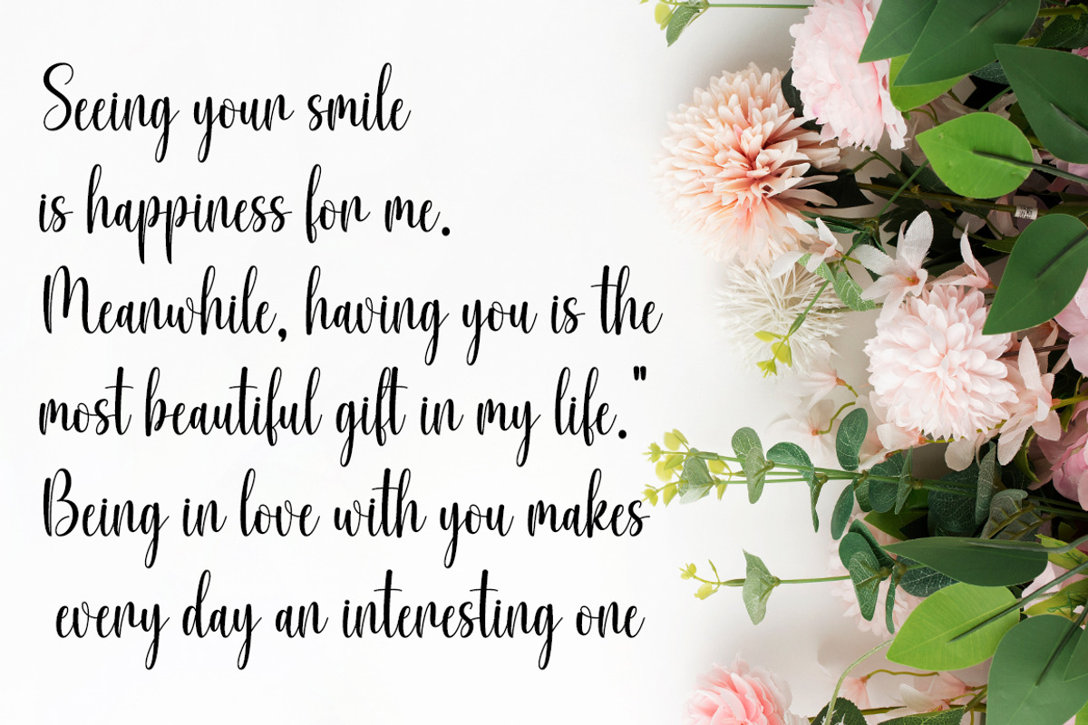 Flower Market, a Script Font by DN Creative (Photo 2 of 6)