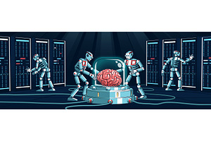 Robots collaborating on advanced