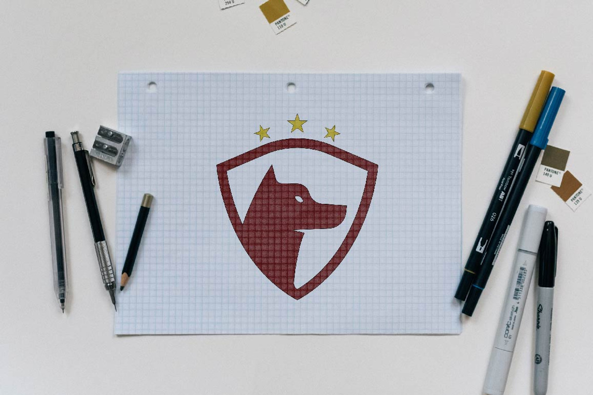 Dog Pet Animal Head with Guard Logo, a Branding & Logo Template by jongcreative (Photo 2 of 4)