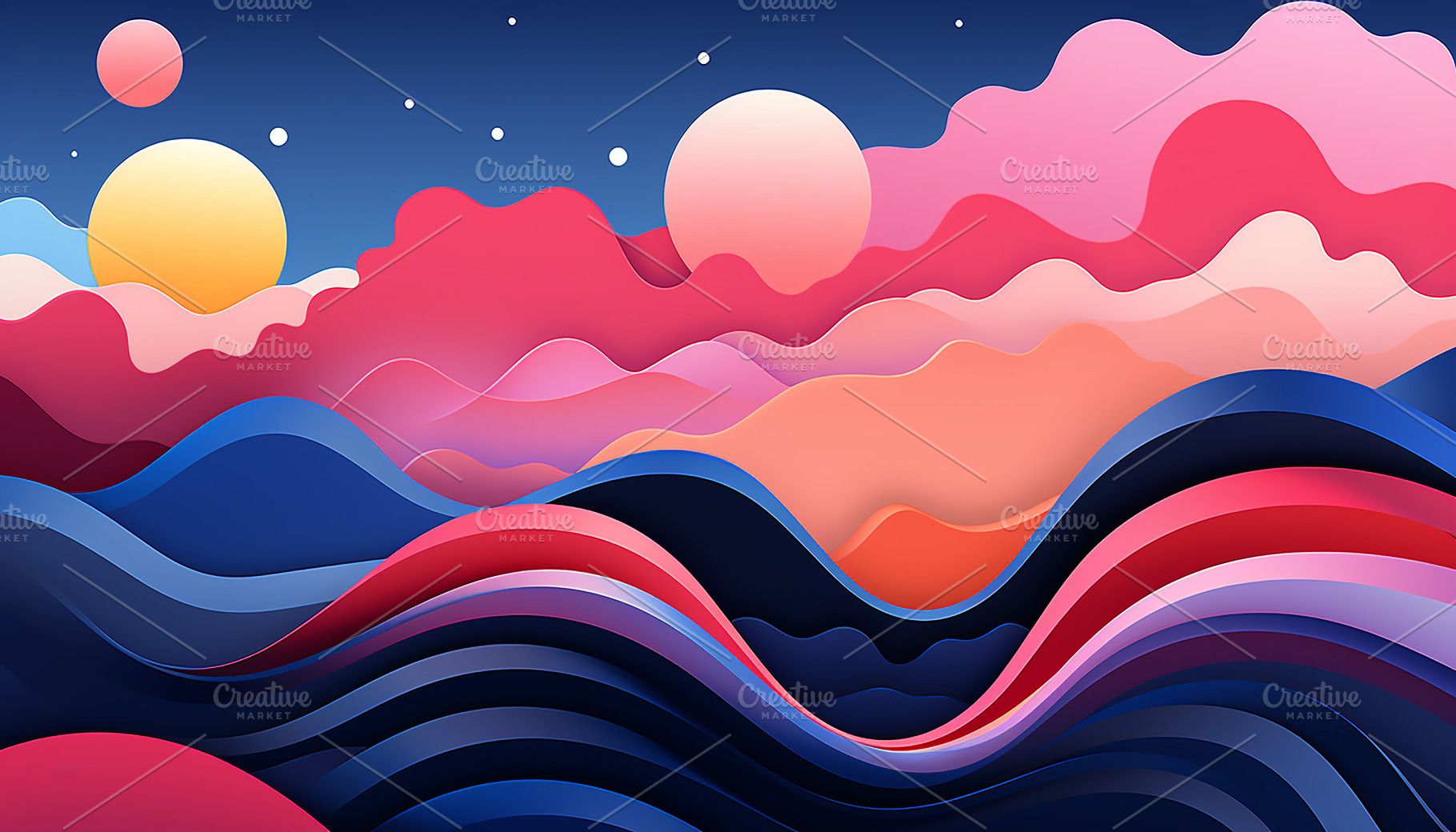 Modern, futuristic Abstract colorful, a Wallpaper Photo by Elena Vagengeim