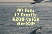 The Retro Font Bundle - 90% OFF, a Serif Font by Dharmas Foundry (Thumbnail 2 of 14)