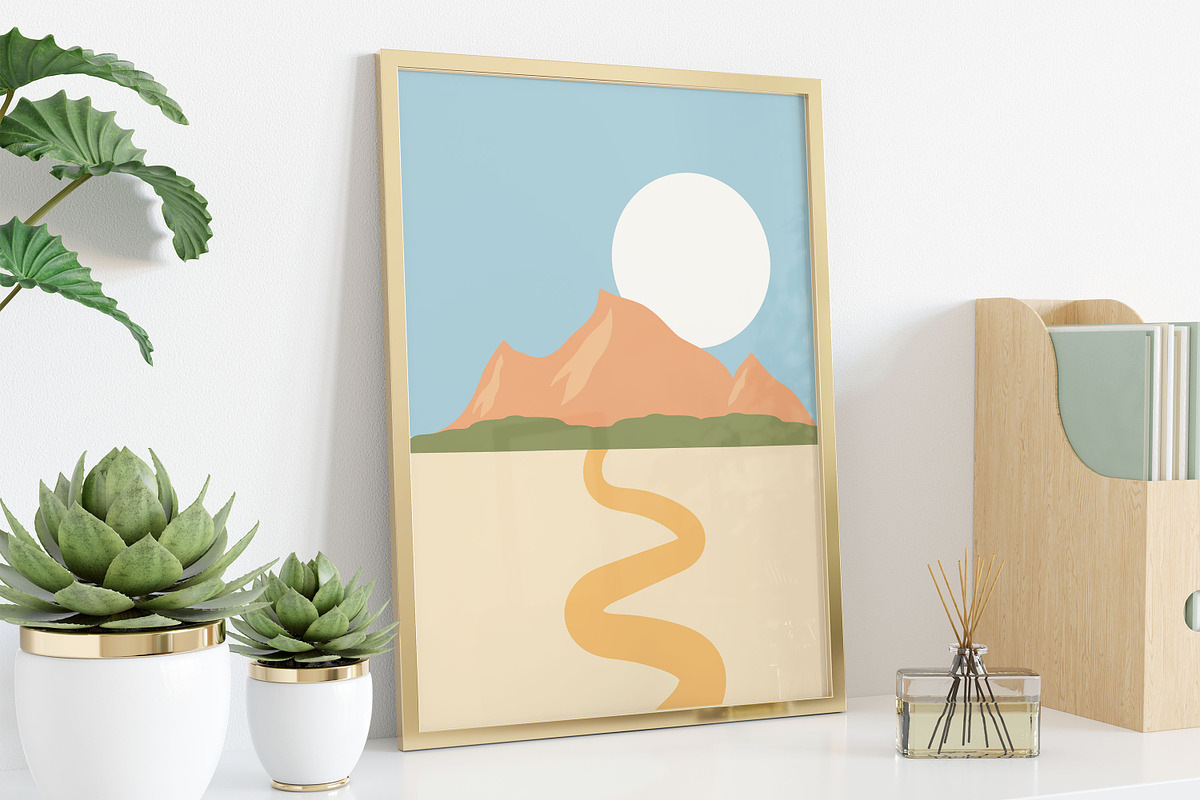 Abstract landscape creator kit, an Object Graphic by museberry (Photo 7 of 9)